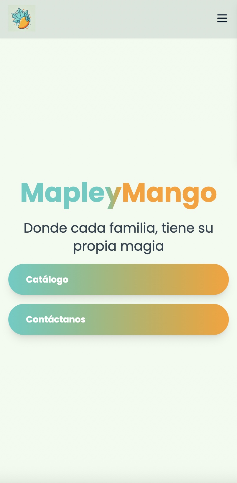 Maple & Mango Mobile View